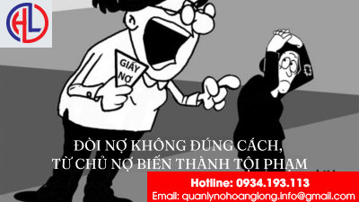 Đòi nợ không đúng cách, từ chủ nợ biến thành tội phạm